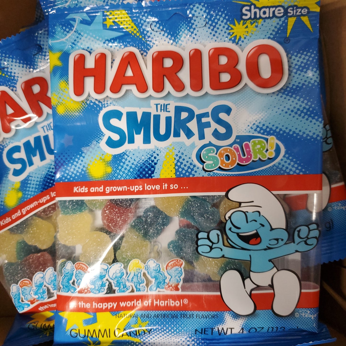 Haribo smurf sours