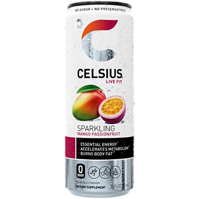 Celsius mango passionfruit