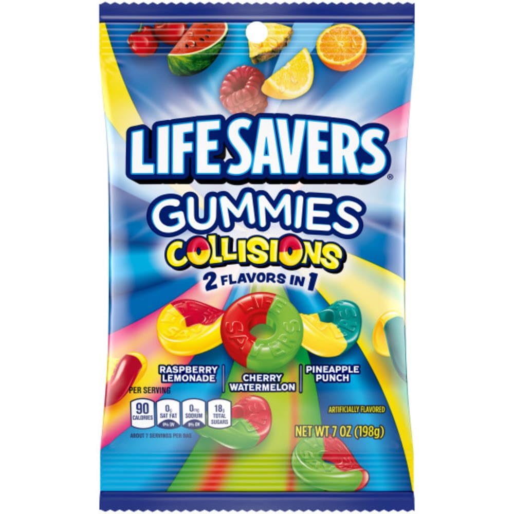 Gummies lifesaver collisions 7oz 12ct