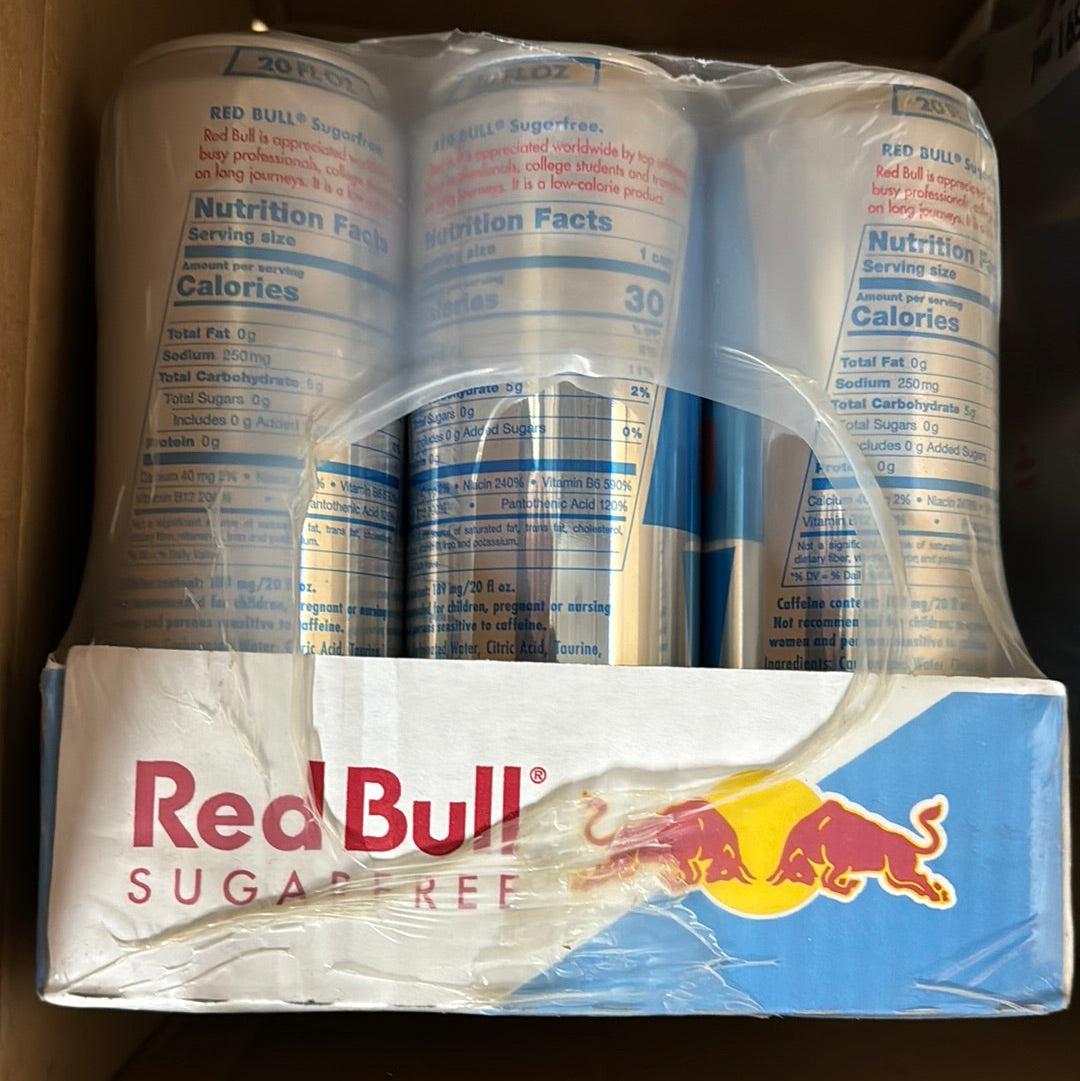 Red bull sugar free 20oz