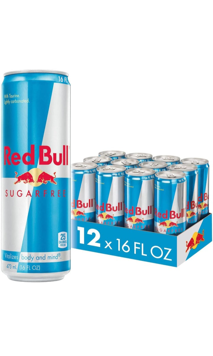 Red bull 16oz sugarfree