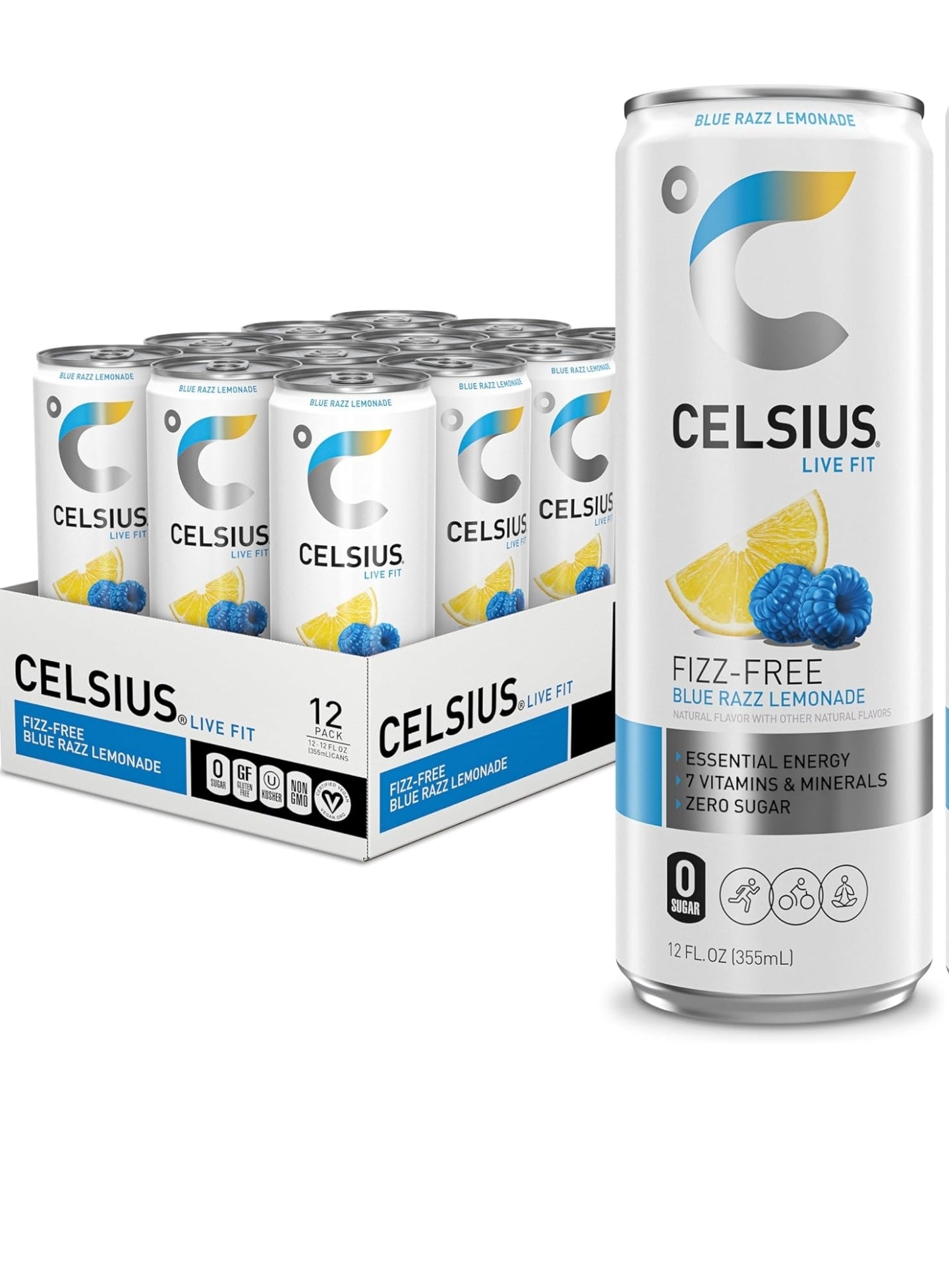 Celsius blue razz
