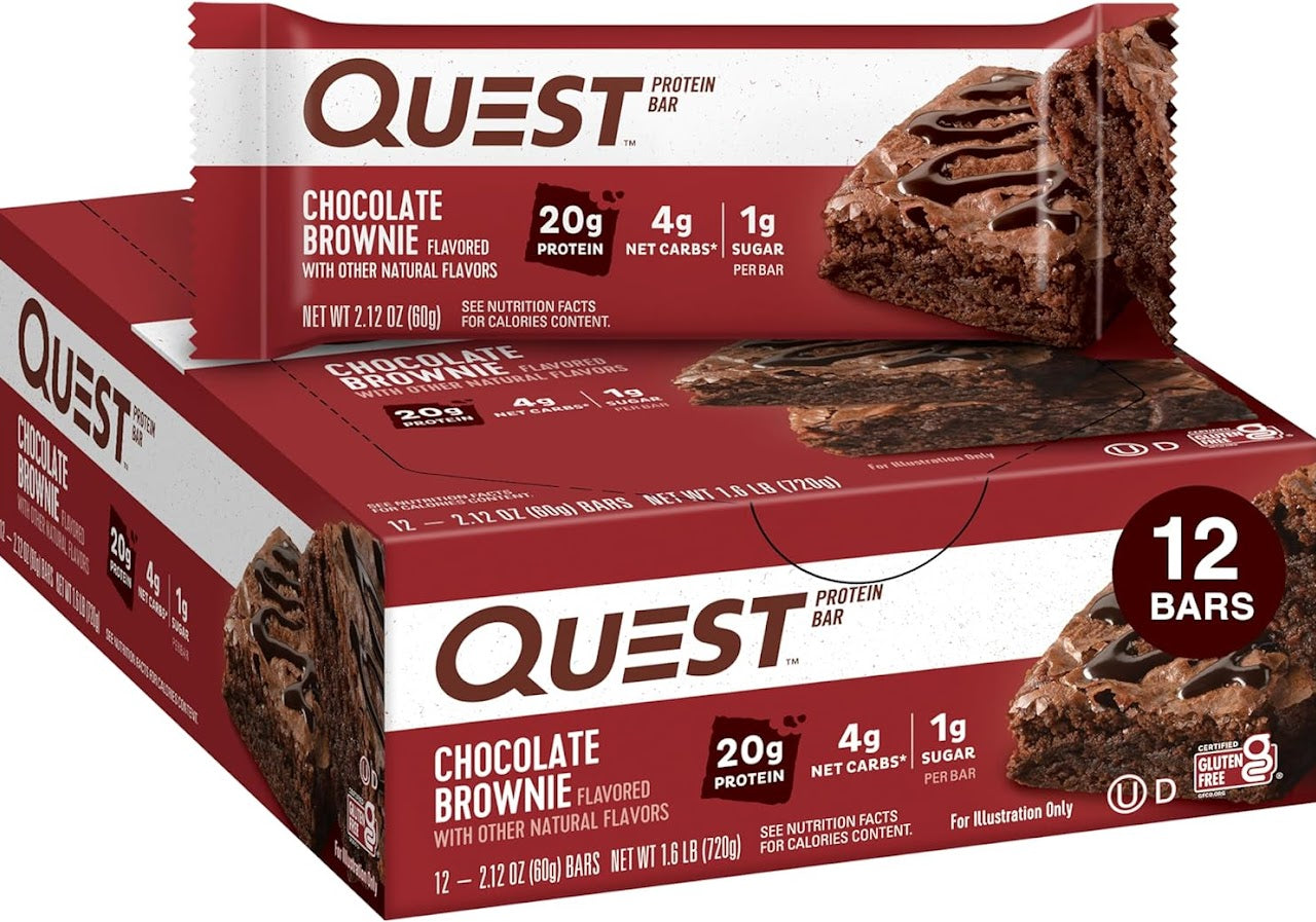 QUEST BARS CHOCOLATE BROWNIE