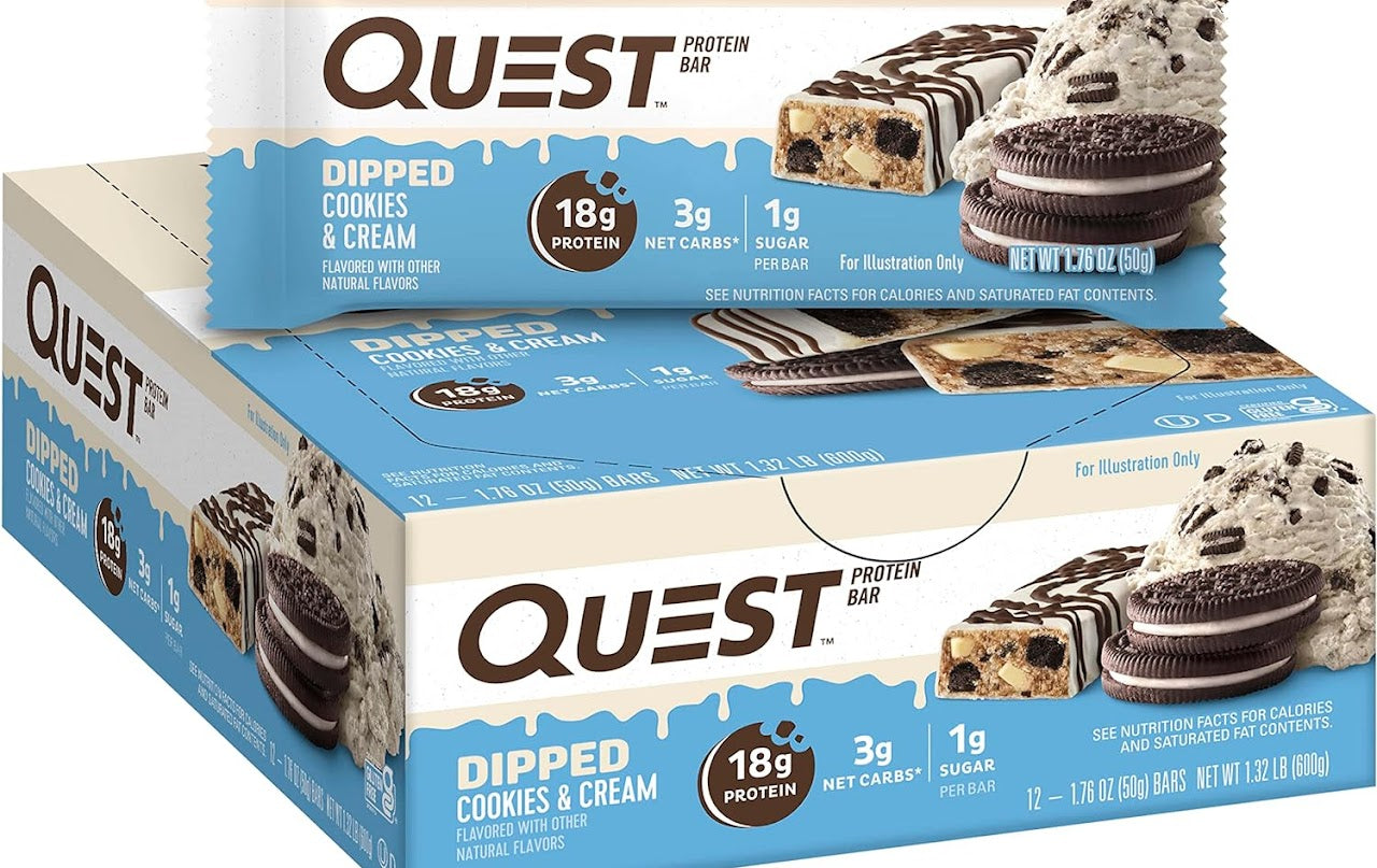 QUEST BARS OREO DIPPED