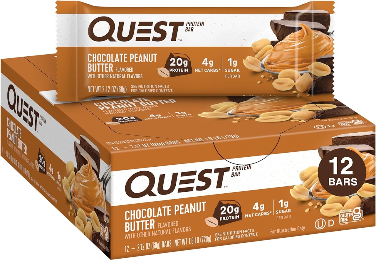 QUEST BARS CHOC.PEANUTBUTTER