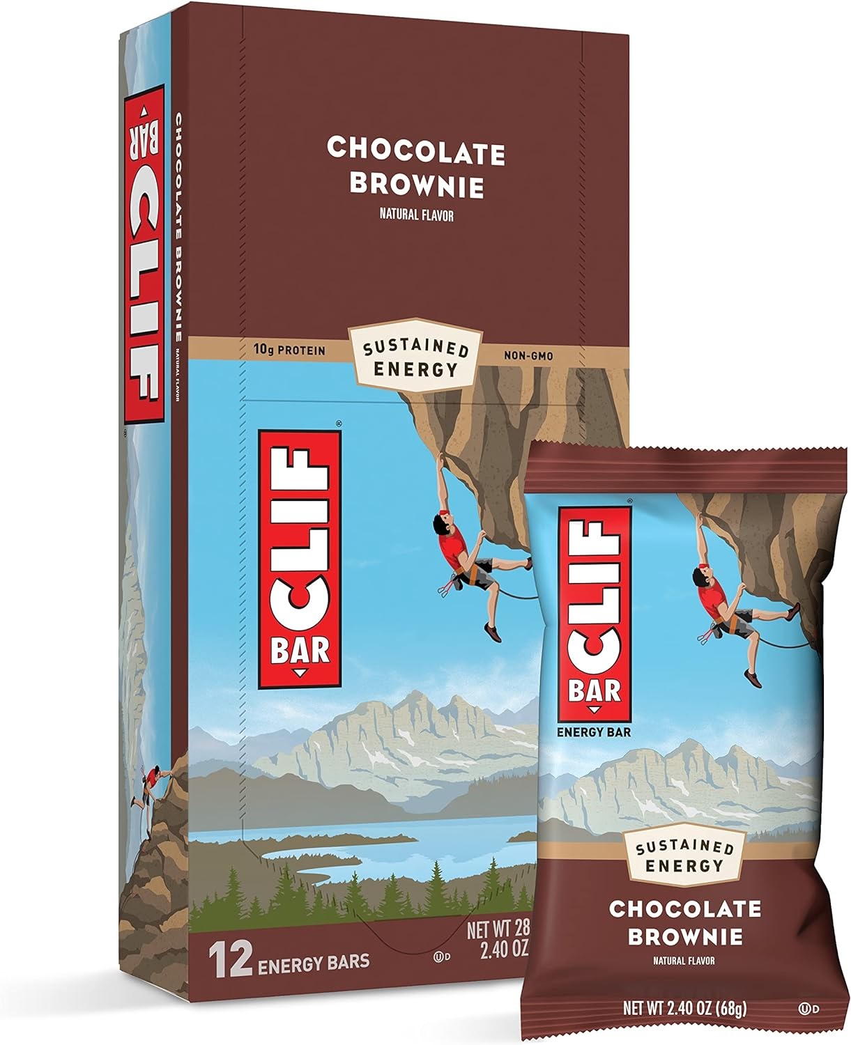 CLIF BARS CHOC.BROWNIE 15CT