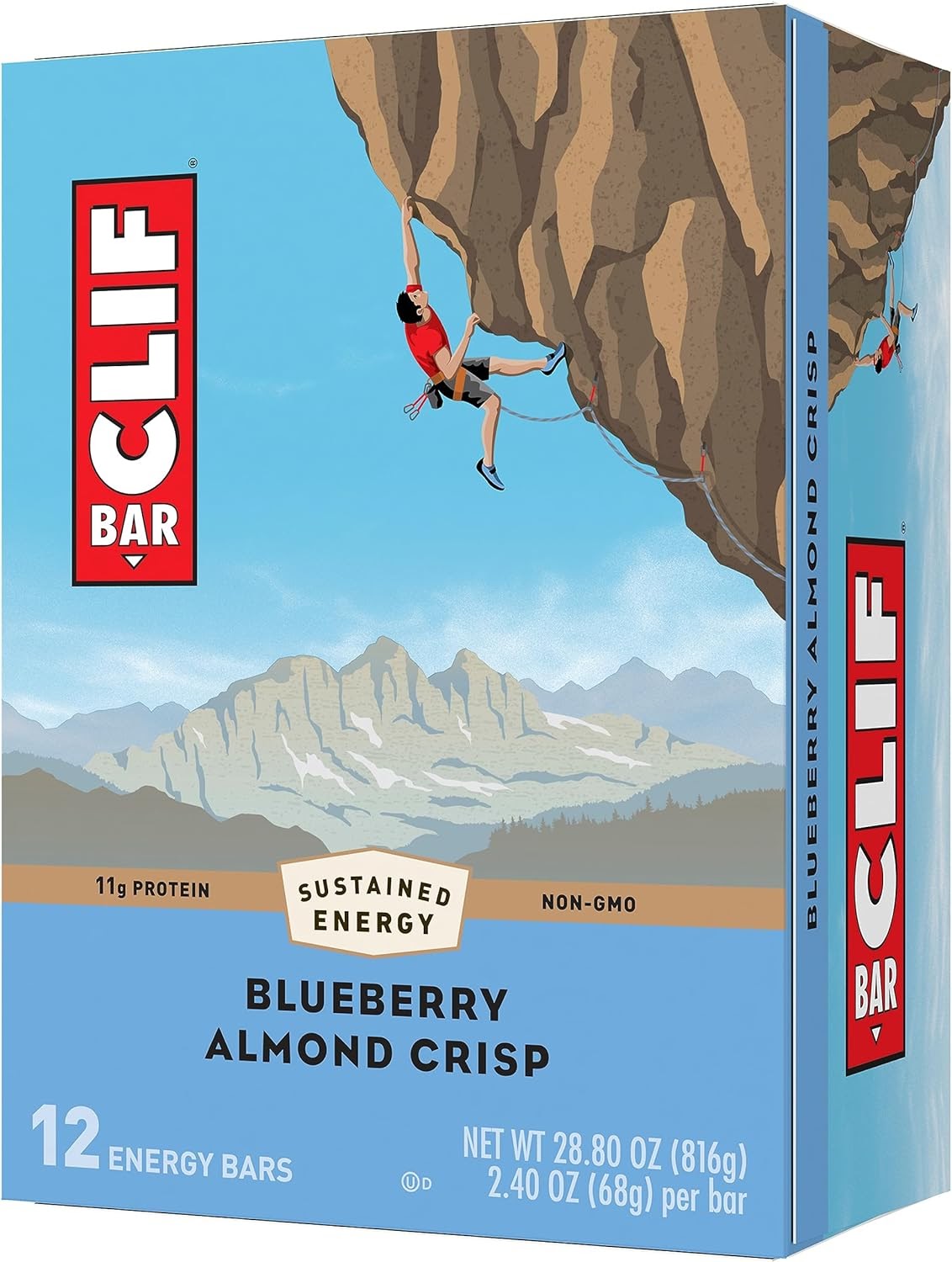 CLIF BARS BLUEBERRY ALMOND CRISP 10CT
