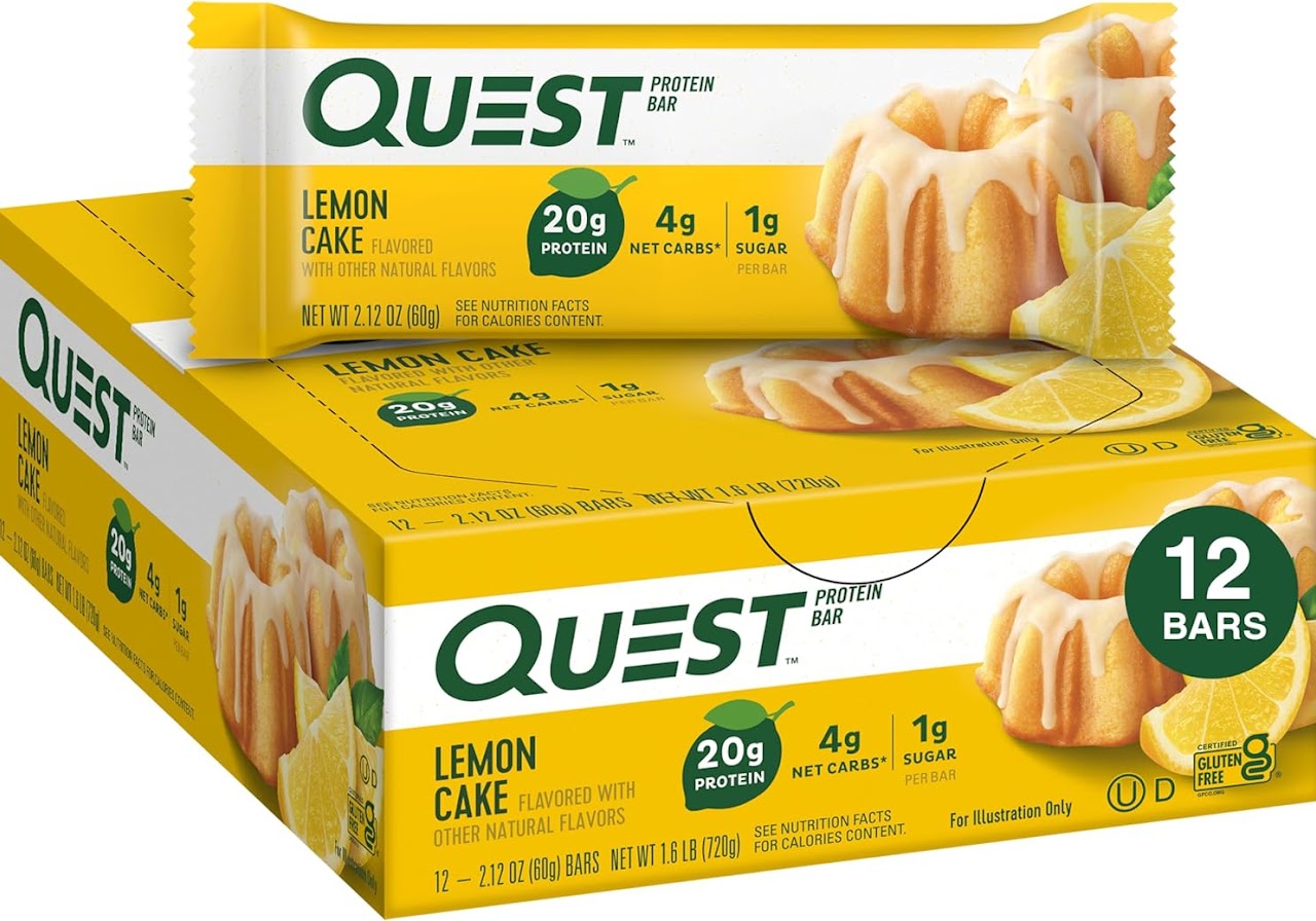 QUEST BARS LEMON CAKE