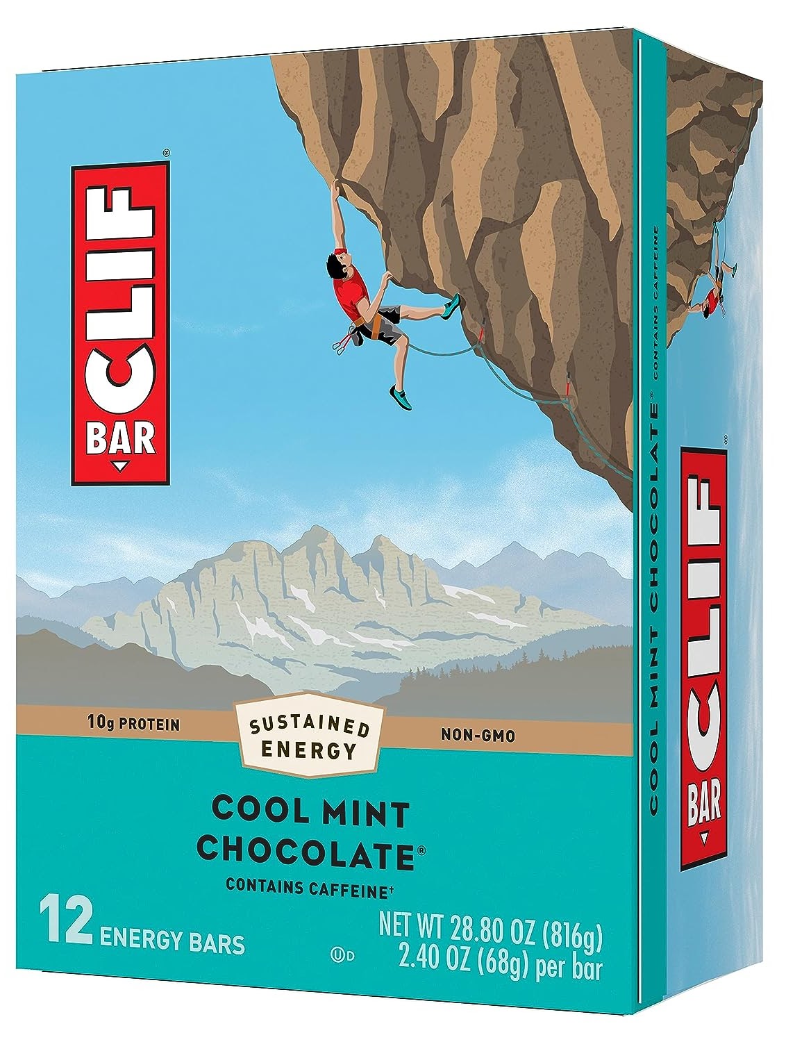 CLIF BARS COOLMINT CHOCOLATE 10CT