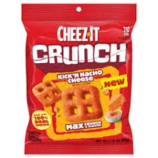 CHEEZ IT CRUNCH KICK N NACHO CHEESE 3oz bags