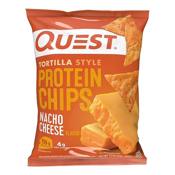 Quest chips nacho 8ct