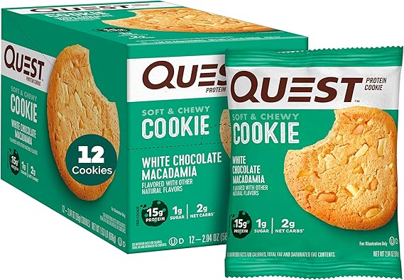 Quest COOKIES white macademia