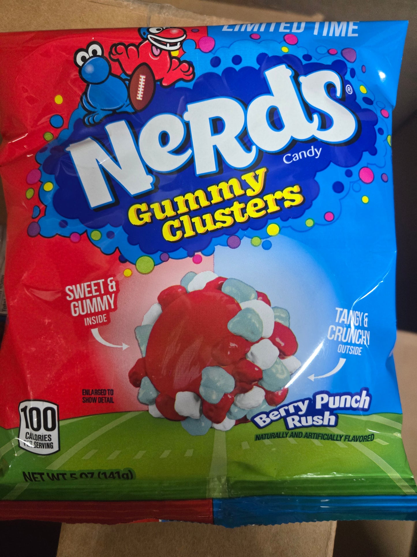 Nerds gummi berry punch rush 5oz bags 12ct