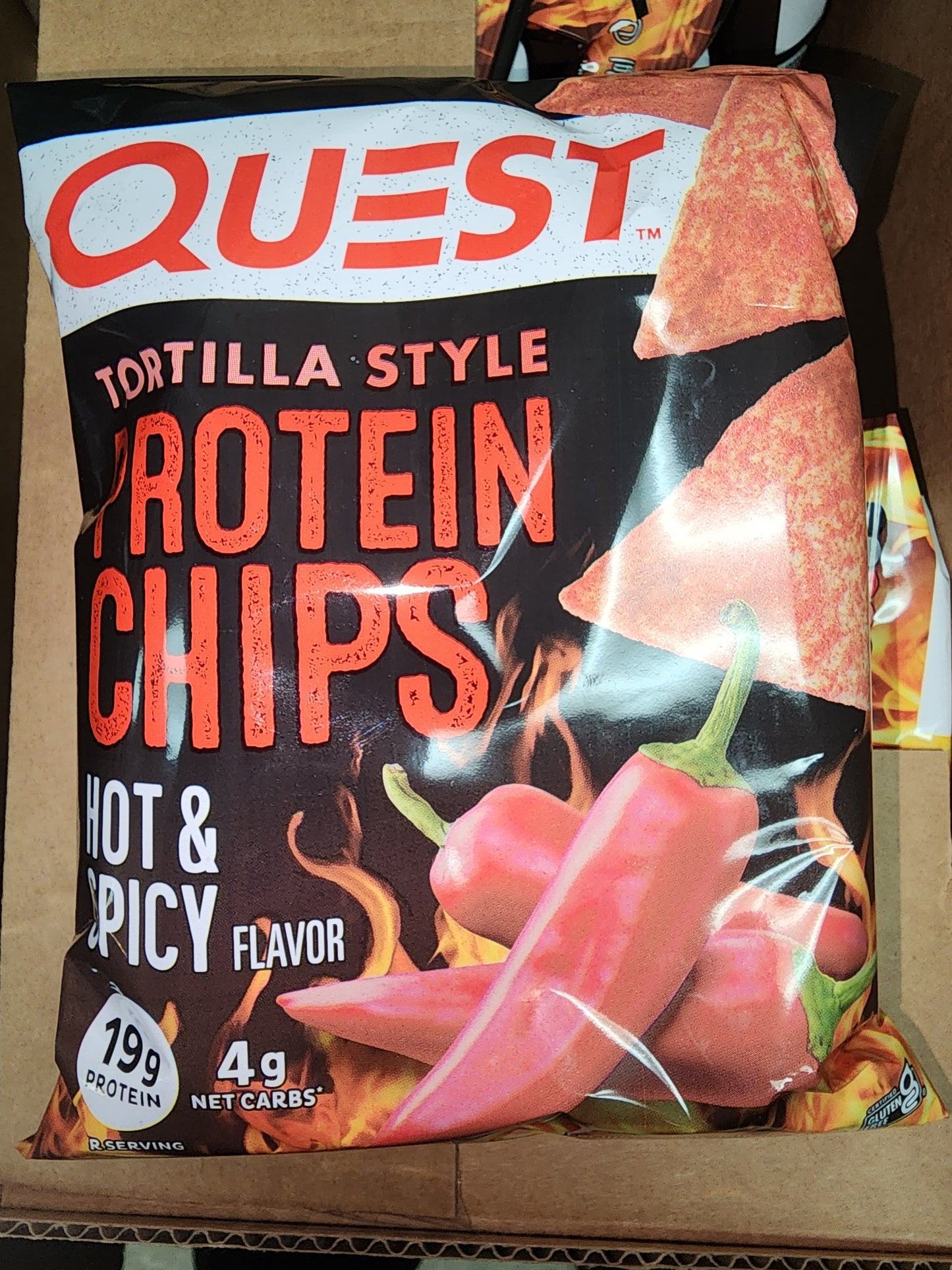 Quest chips hot&spicy 8ct