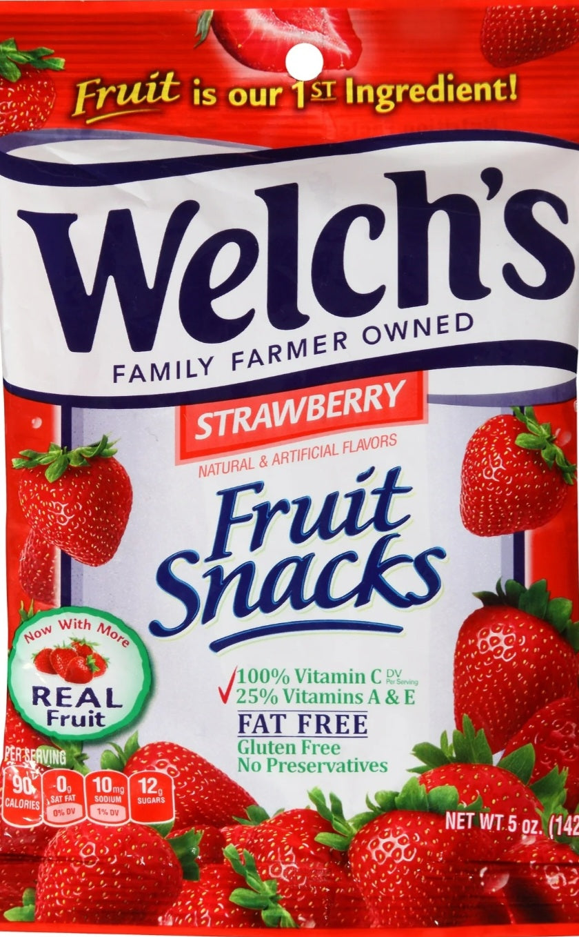 Welchs strawberry 5oz 12ct