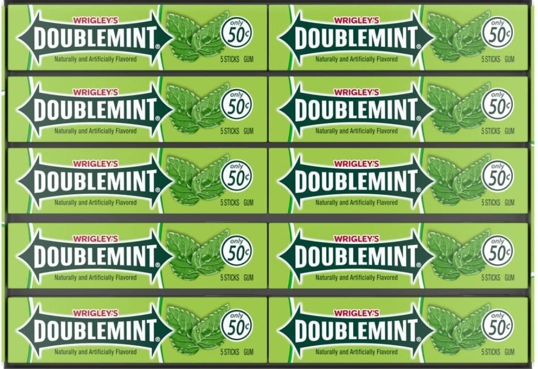 Wrigley doublemint 50c 40ct