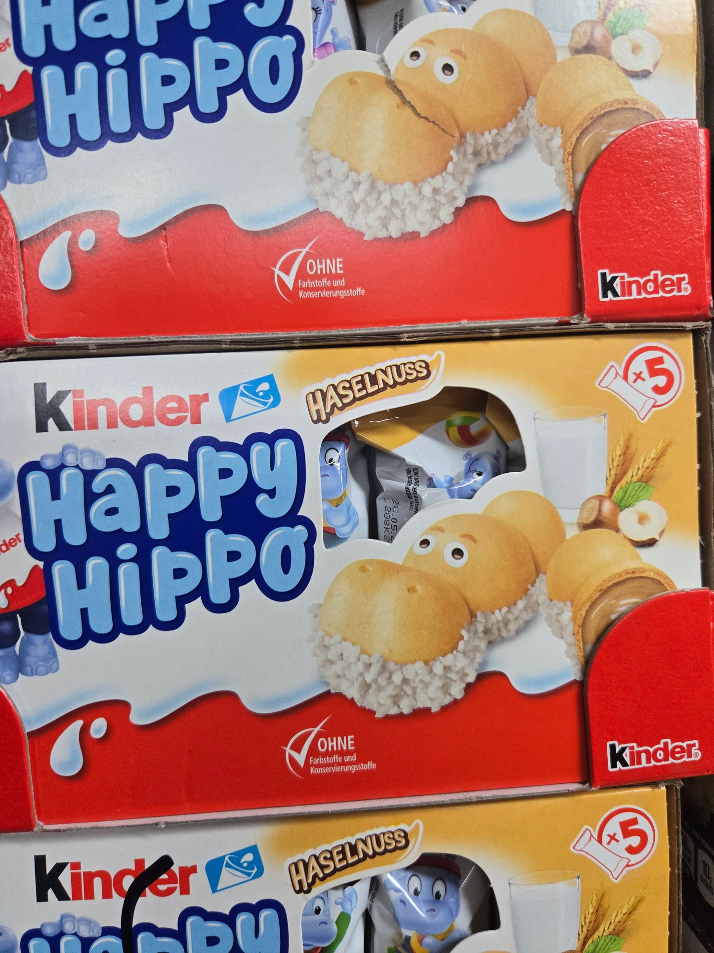 Kinder happy hippo haselnuss
