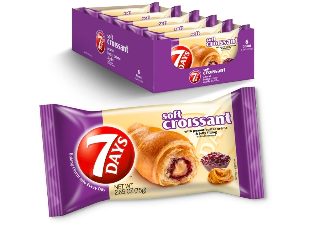7 Day PB&J croissant 6ct