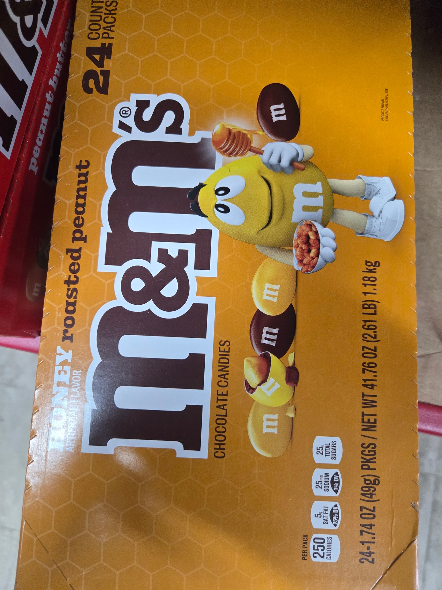M&m honey roasted peanuts