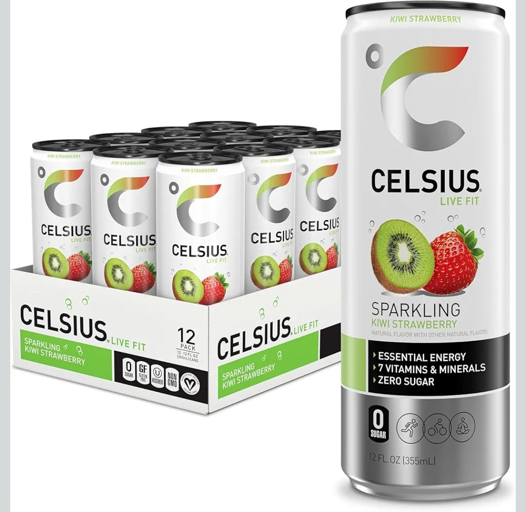 Celsius kiwi strawberry
