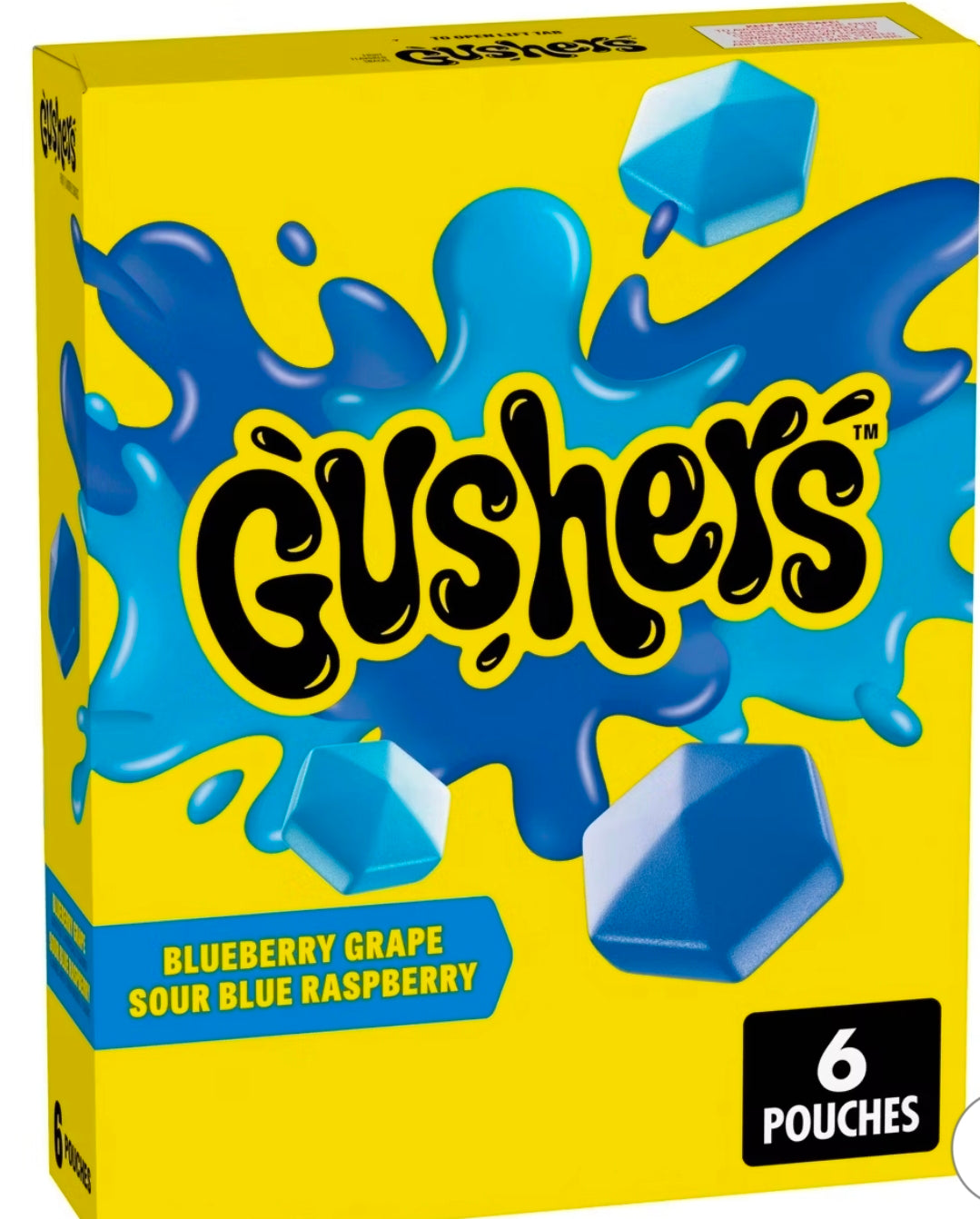 Fruit gushers blueraspberry 4.25oz