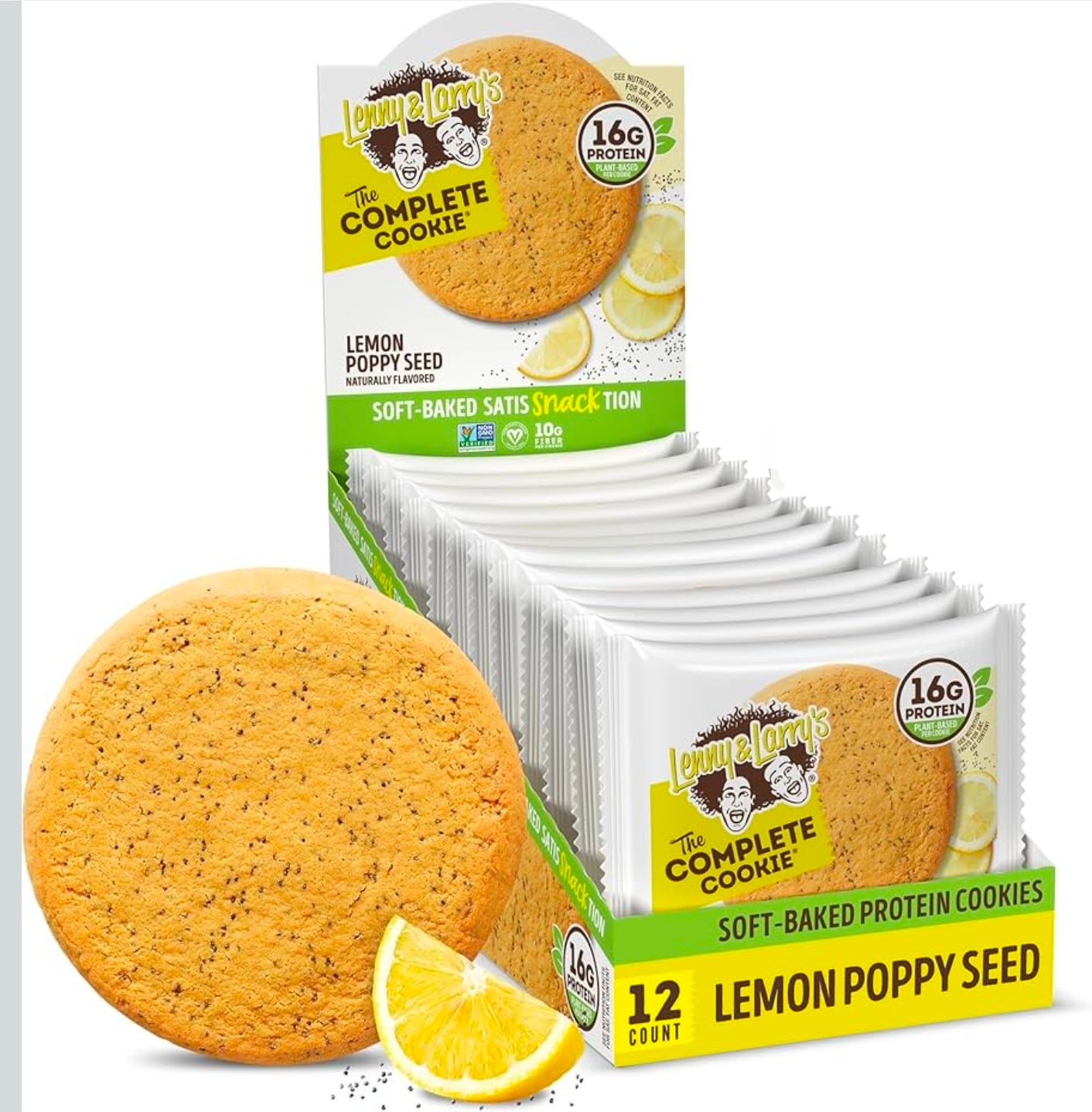 LENNY LARRY COOKIES LEMON POPPY SEEDS
