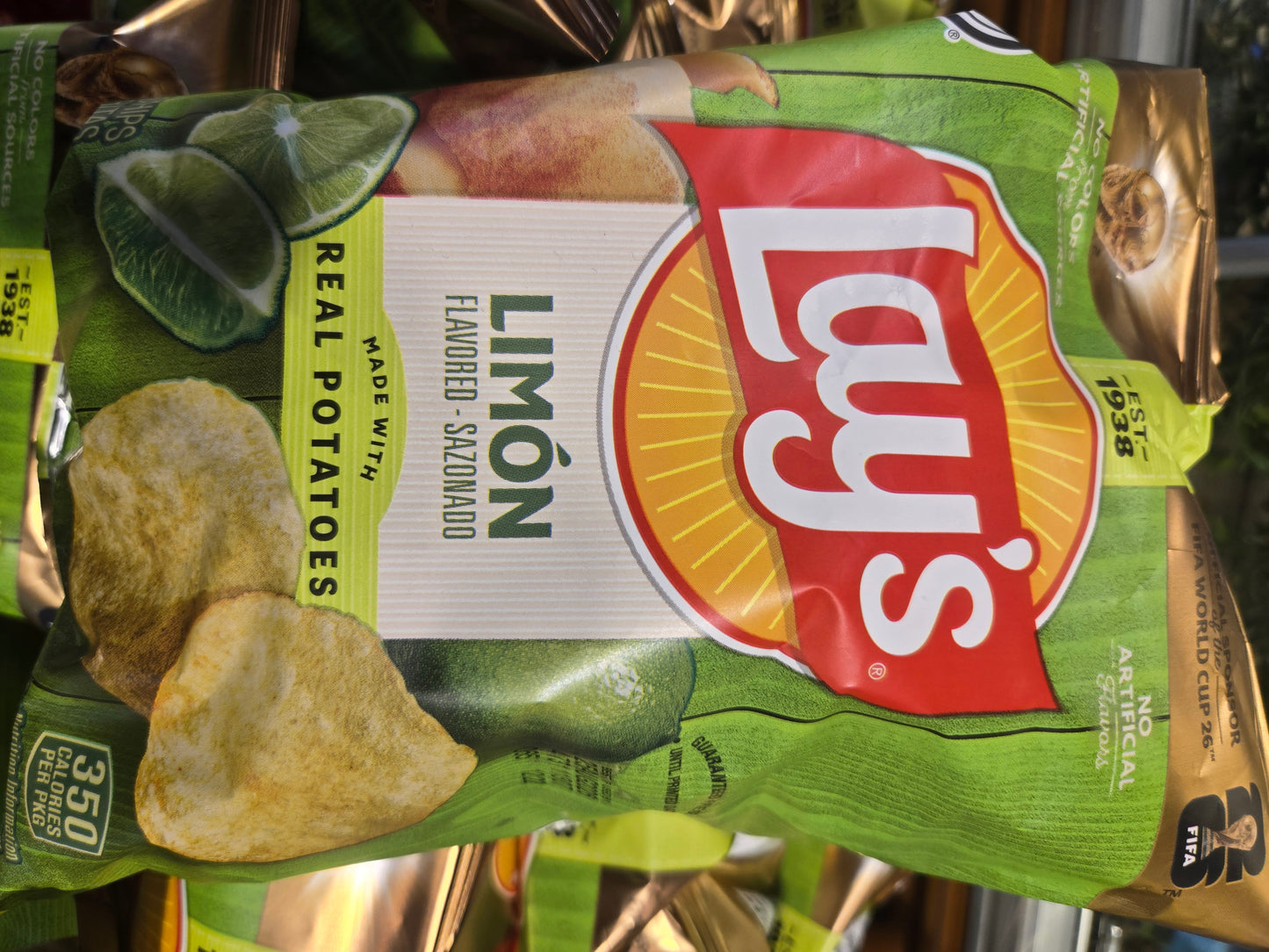 Xvl Lays limon 2.5oz 24ct