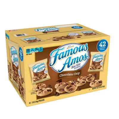 Famous Amos chocolate cookies 42ct
