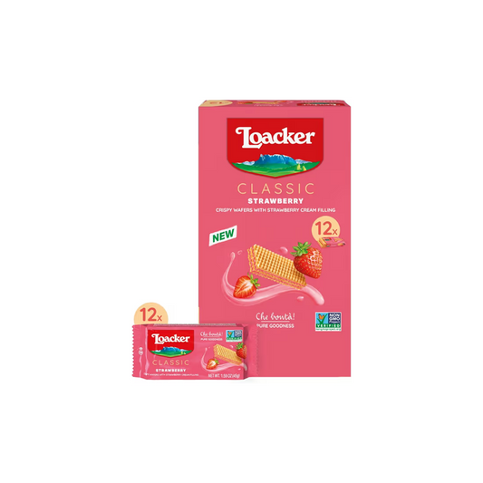 Loacker Classic Strawberry Wafers
