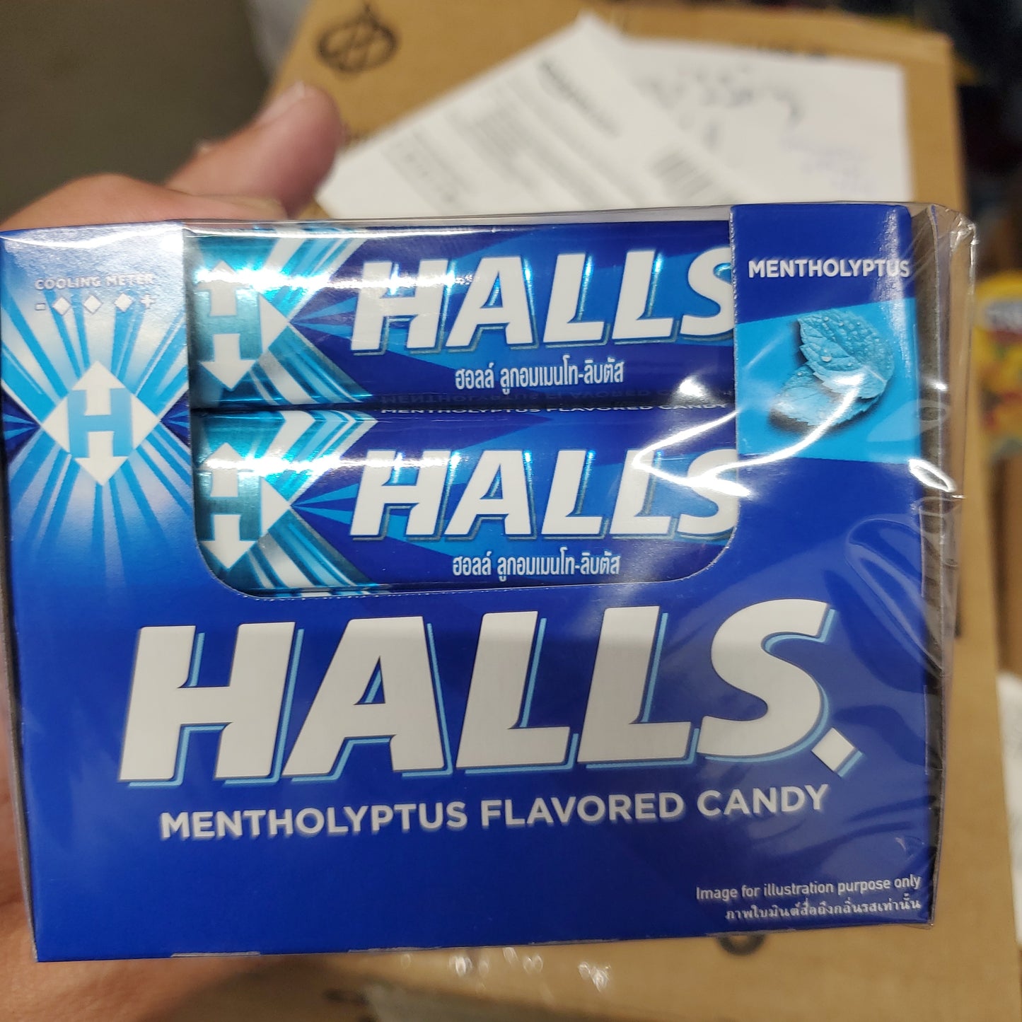 Halls blue – FE-DISTRIBUTING