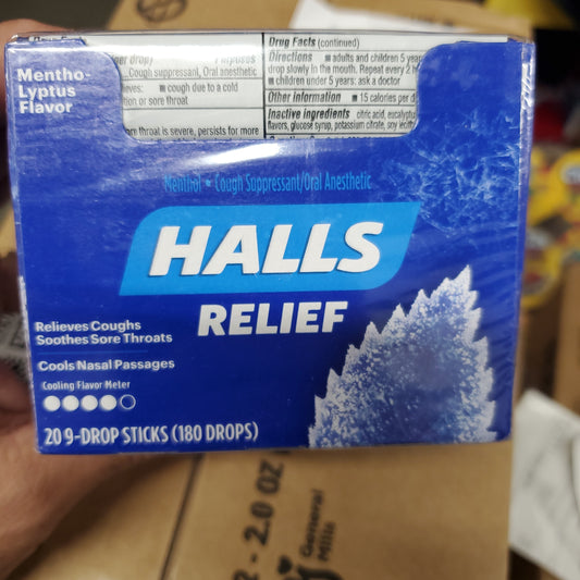 Halls relief blue