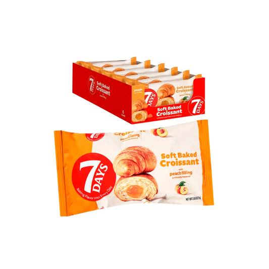 7Days Croissant, Peach 2.65oz - 6 Pack