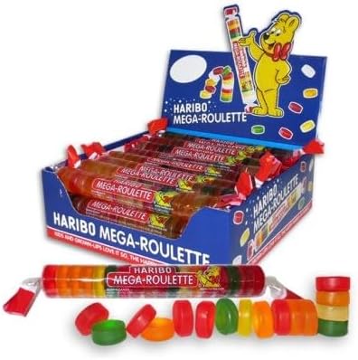 HARIBO Mega-Roulette, 1.59 oz Bag (Pack of 24)