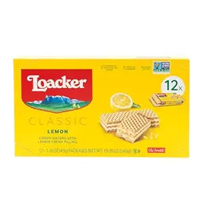 Loackers lemon wafers