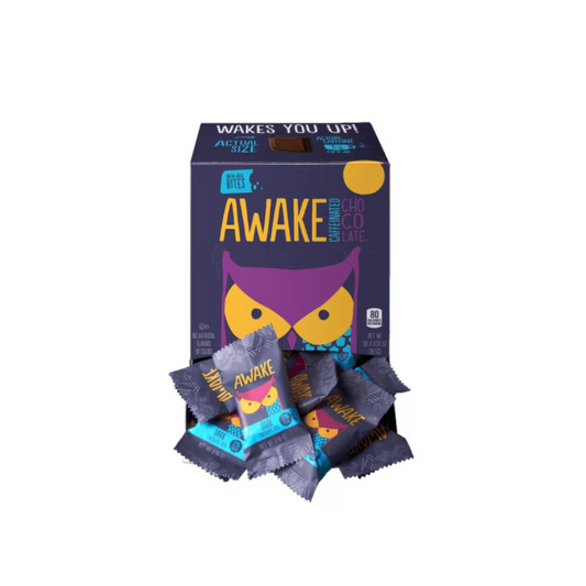 Awake Dark Chocolate Bites 0.47 oz. 50-Pack Pouch