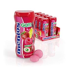 Mentos strawberry gum