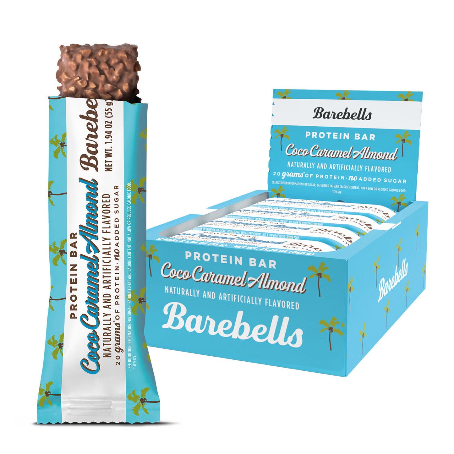 Barebells coco caramel almond