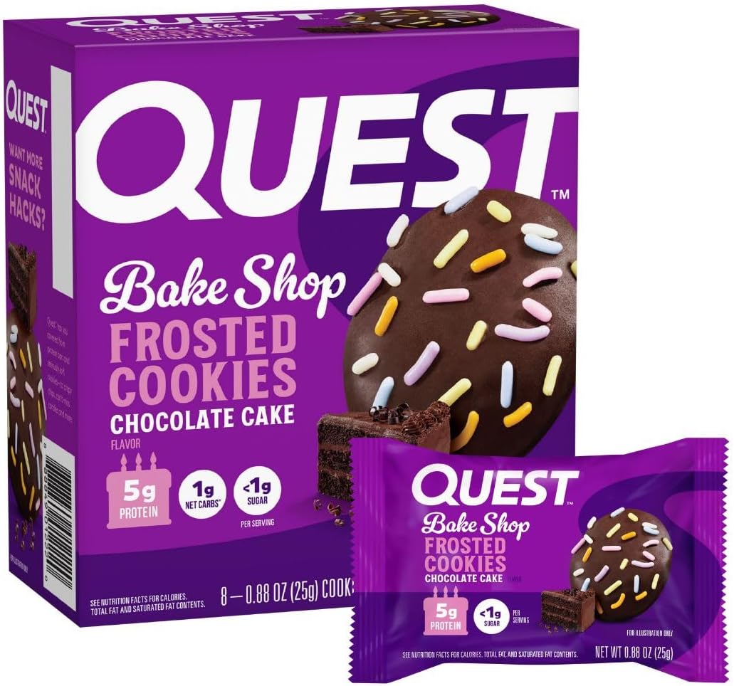 Quest frosted cookies choc cake