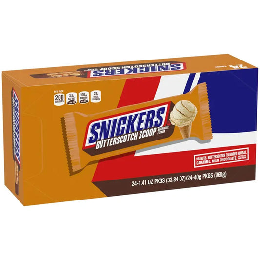 Snickers butterscotch scoop