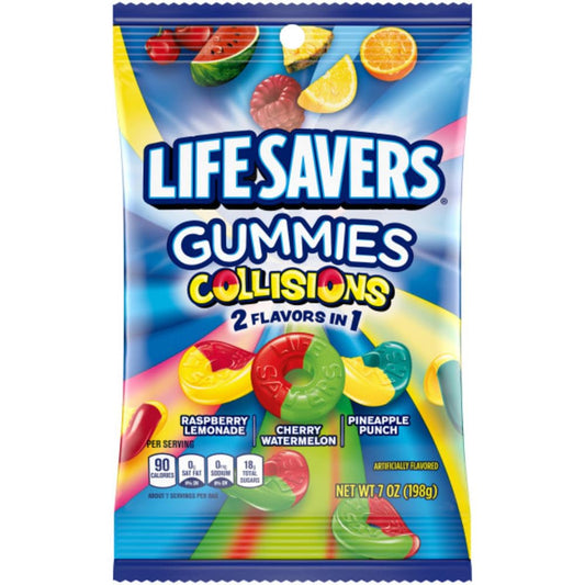 Gummies lifesaver collisions 7oz 12ct