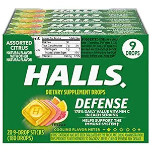 Halls vitamin c assorted