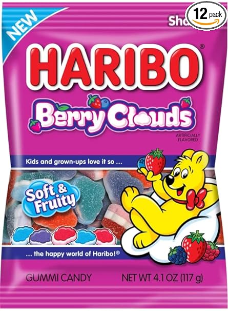 Haribo berry clouds 4.1oz