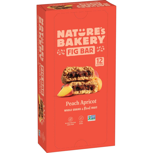 NATURE'S BAKERY FIG BAR peach apricot