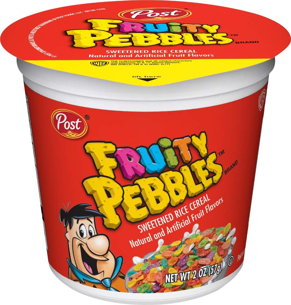 Fruity pebbles cup cereal