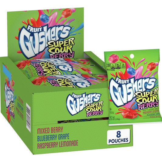Fruit gushers supersour 4.25oz