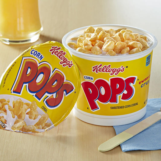 Corn pops cup cereal