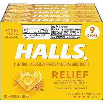 Halls lemon