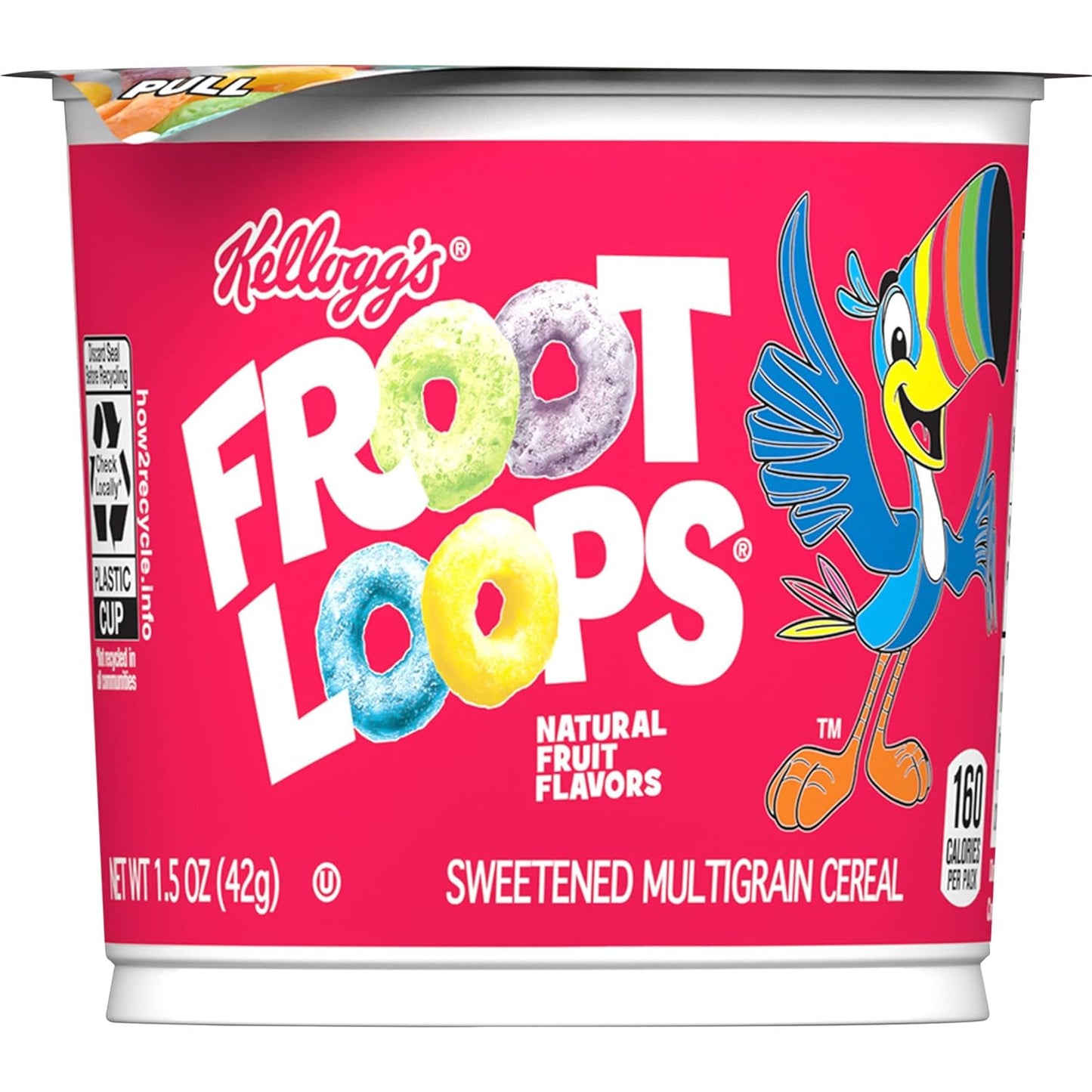 Froot loops cup cereal