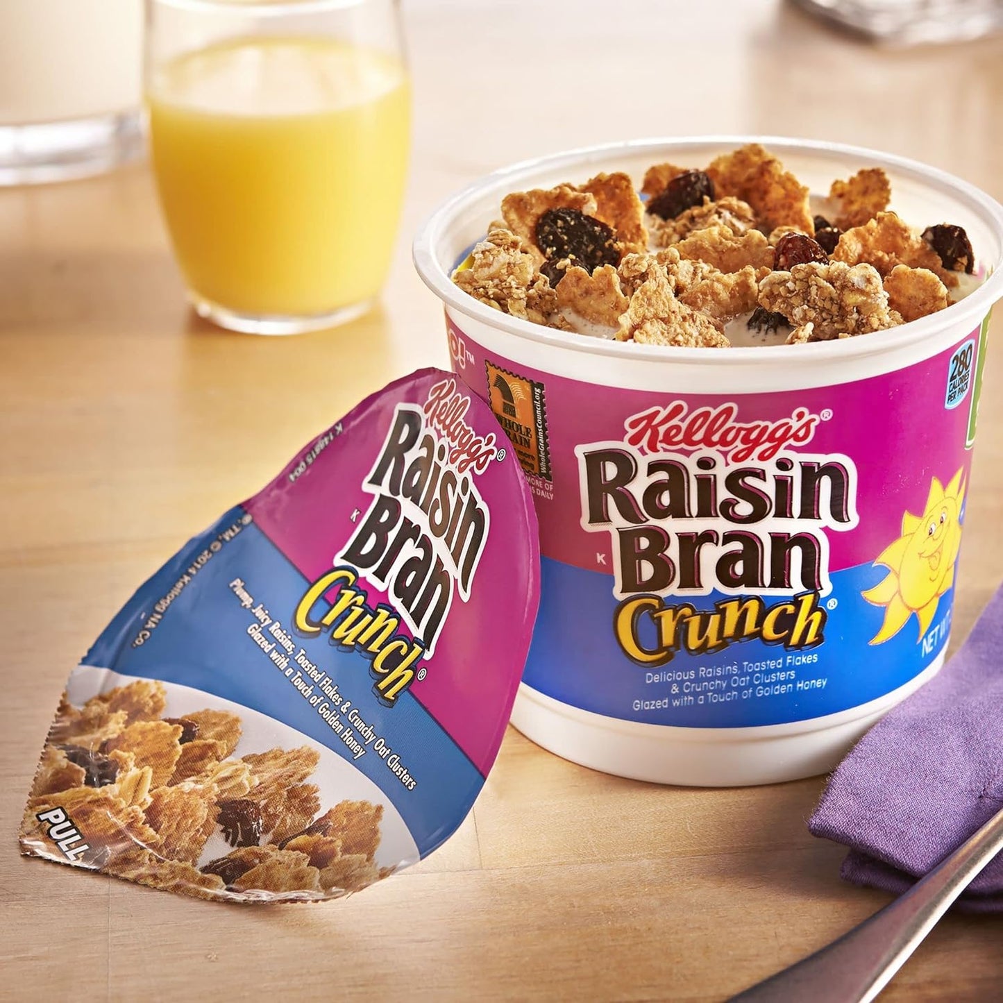 Raisan bran cup cereal