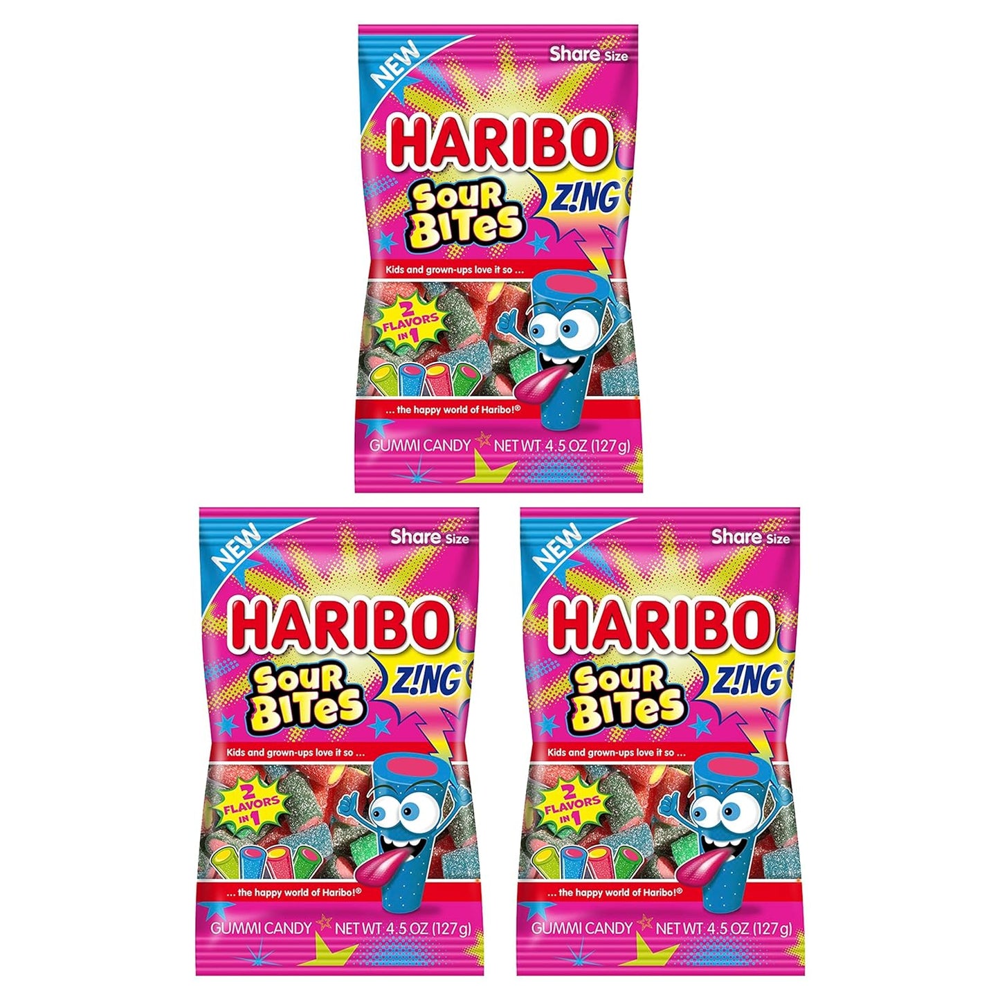 Haribo sour bites 6.3oz